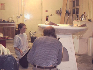 shows Rita's partner and daughter with font