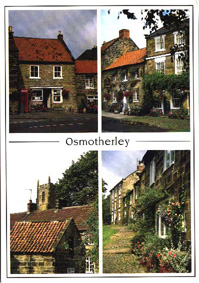 postcard showing four views of Osmotherley