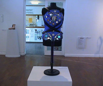 Photo of back of brace