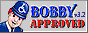 "Bobby" logo and link