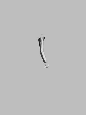 Photo of prosthesis against a grey background