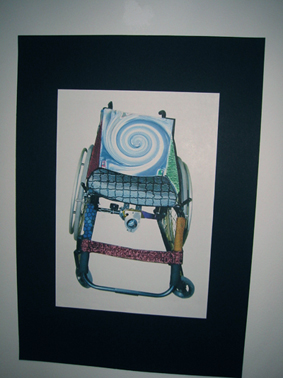 Sachin Nayee's graphic wheelchair design