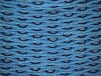 Close up of bag's material