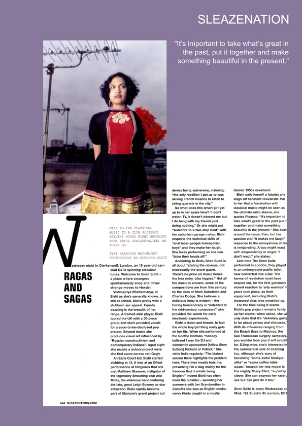 Image of SleazeNation article
