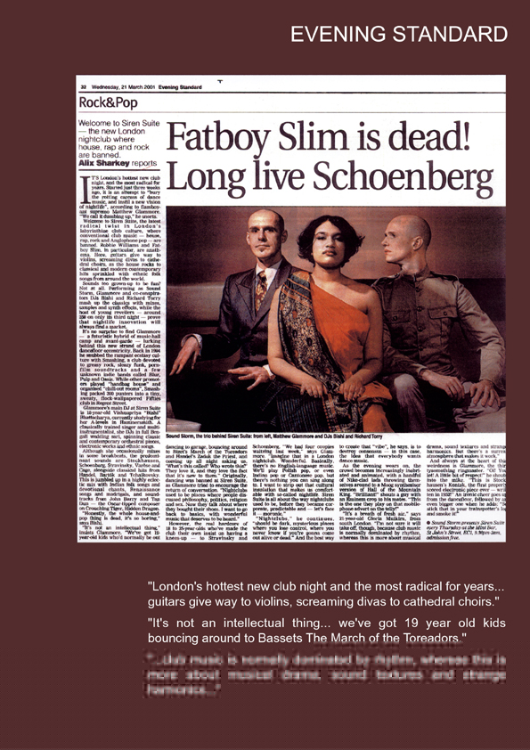 Image of Evening Standard article
