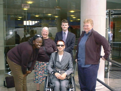 Photograph taken outside the Tribunal in September 2004